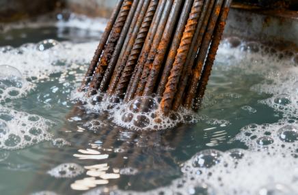 Rust removal and degreasing process Rust removal and degreasing process