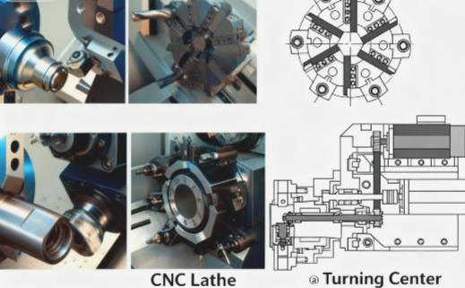 Comparison of CNC lathe and turning center machining